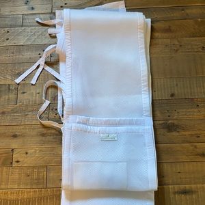 Breathable Baby white mesh crib liner